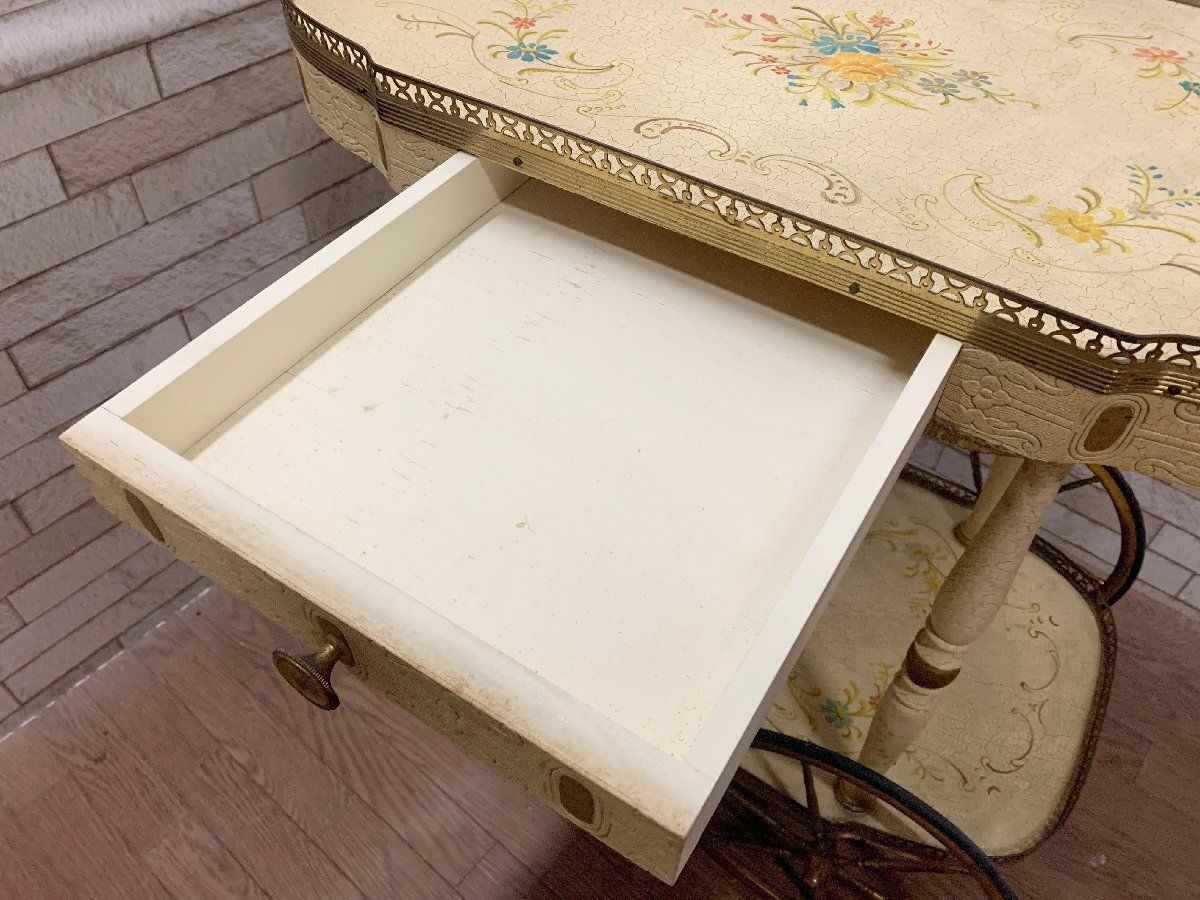 サービスカート キッチン ワゴン ボトルラック キッチン アンティーク