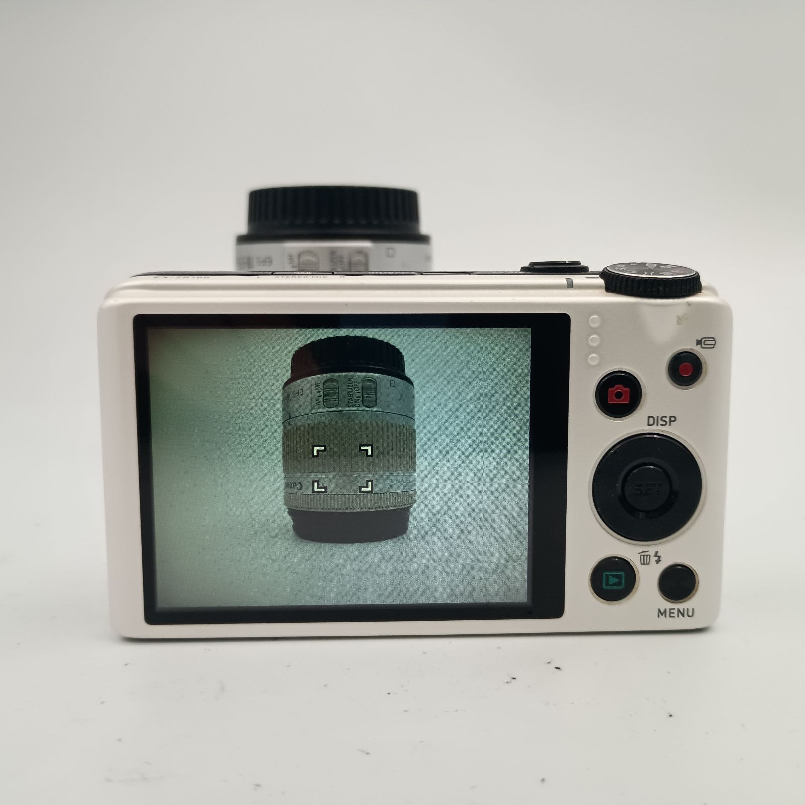 Casio EXILIM EX-ZR100 White Compact Dijital Camera