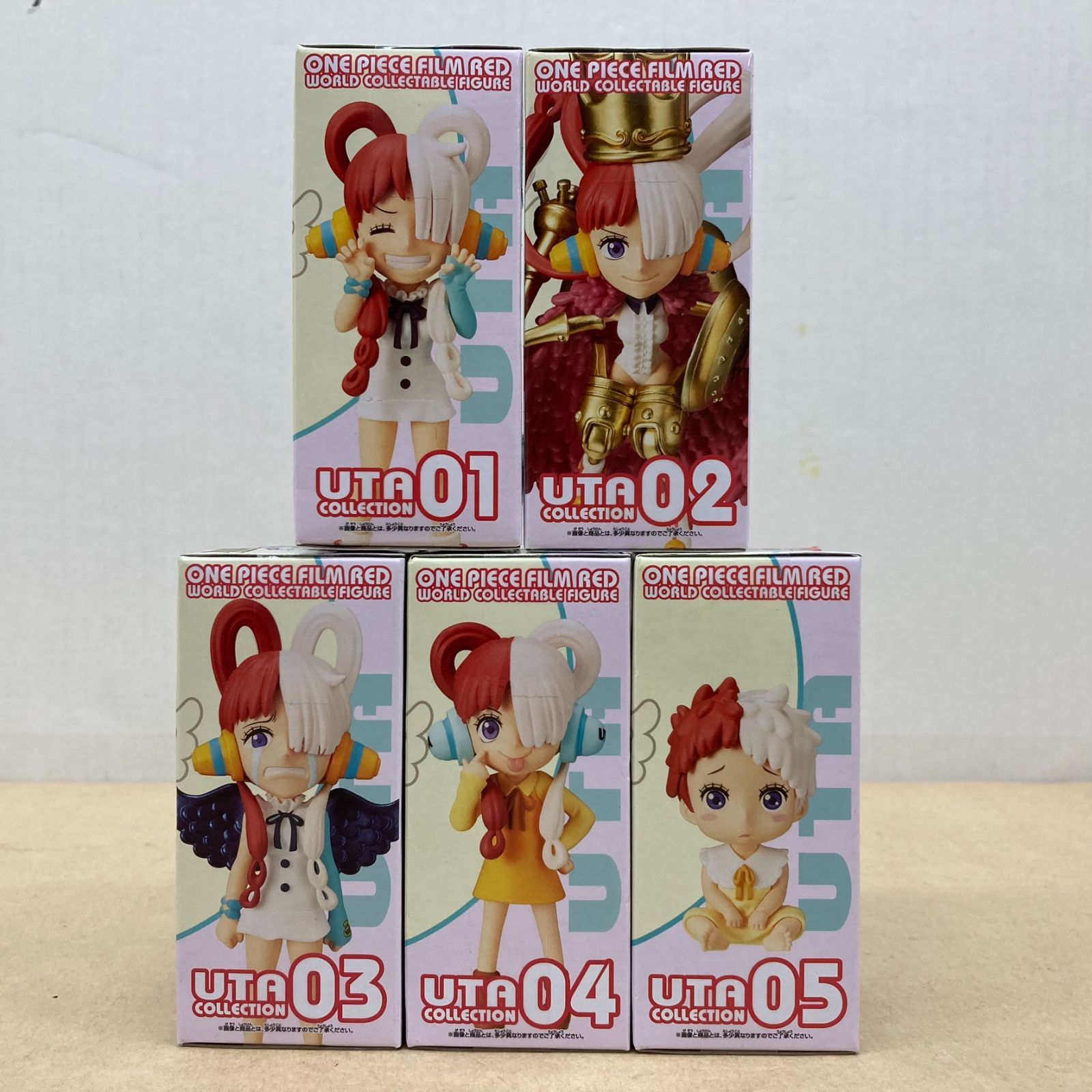 バンプレスト 『ONE PIECE FILM RED』 ワールドコレクタブルフィギュア-UTA COLLECTION- ワーコレ ウタ 全５種【M1926-003】  - メルカリ