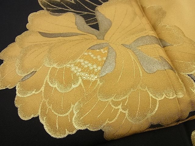 平和屋本店○極上 ジャパンオートクチュール 渡辺雪三郎 訪問着 牡丹