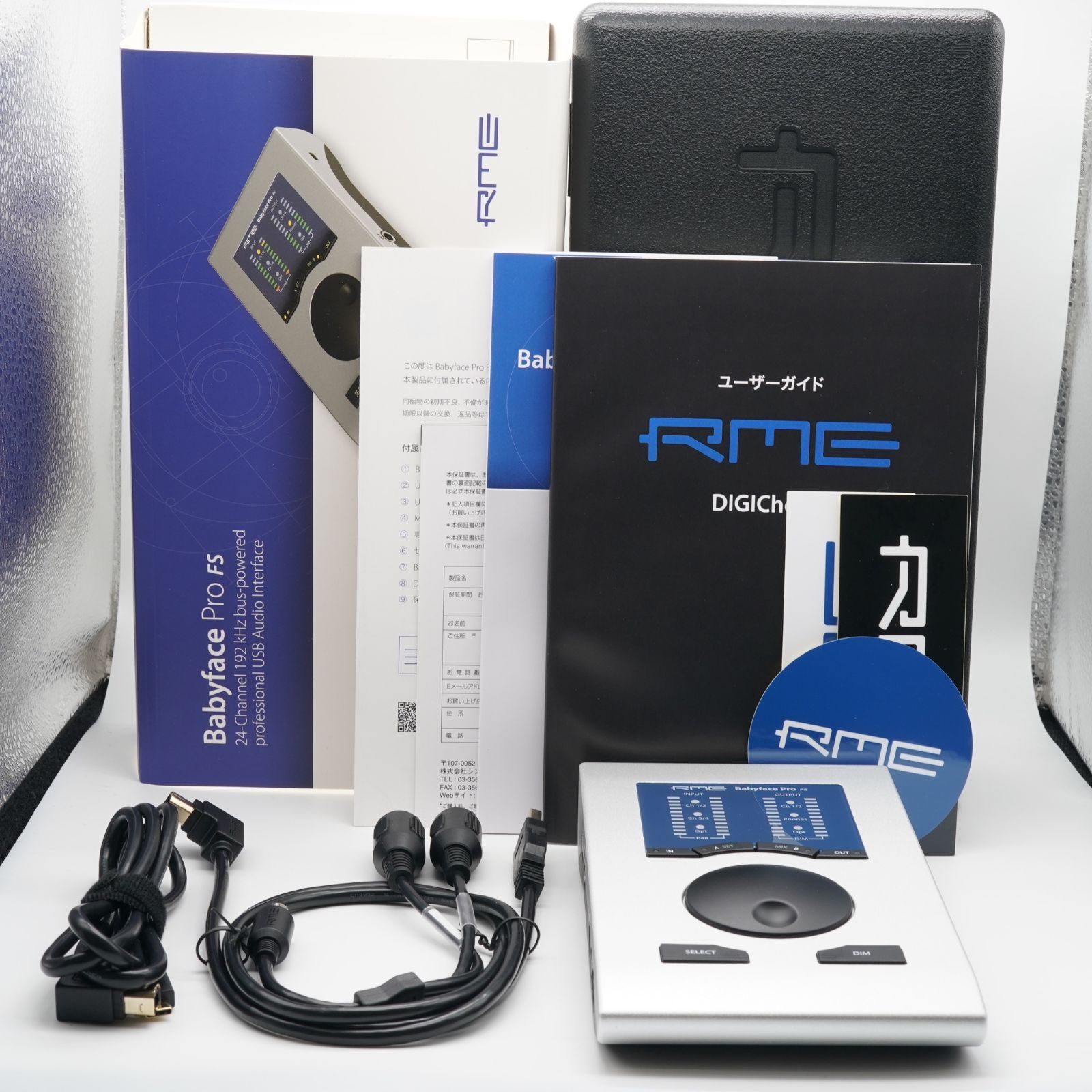 RME Babyface Pro FS オーディオインターフェース Interface Audio USB RME Babyface Pro FS 24 Canais : Amazon.com.br