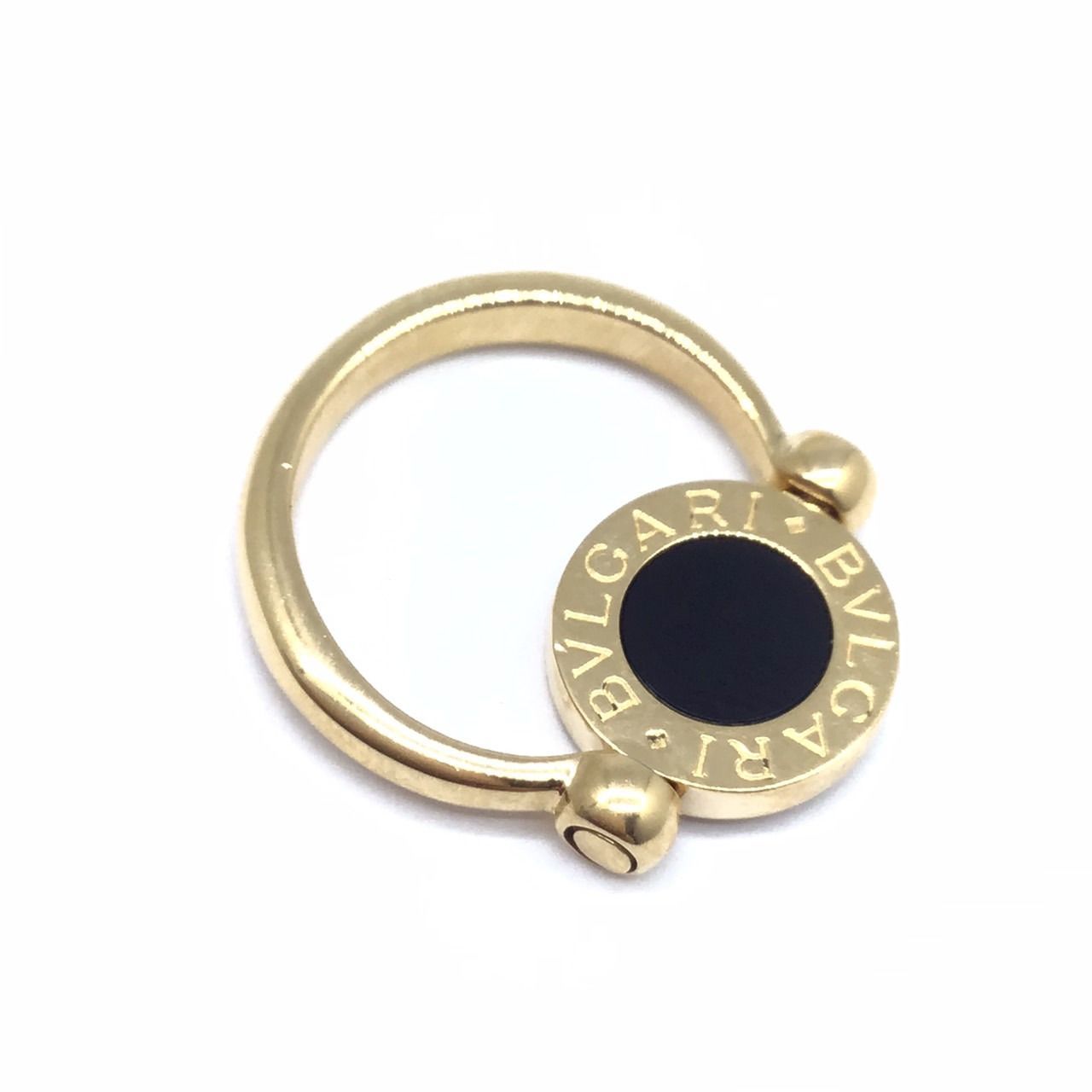 BVLGARI ブルガリ ブルガリブルガリ フリップリング K18YG 約6号 