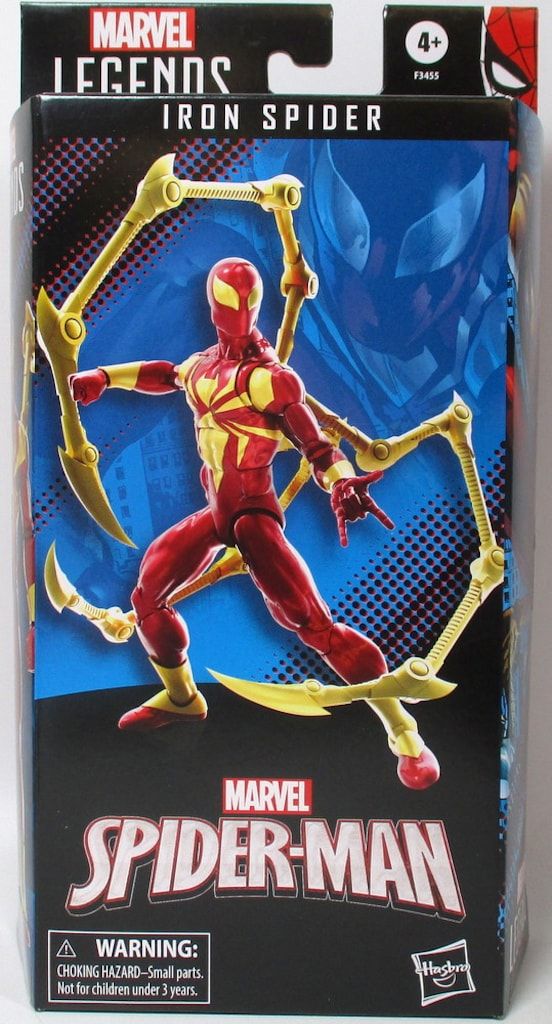 全国無料，定番人気 HASBRO (ACTION FIGURE) SPIDER MAN IRON SPIDER 6インチ アメコミ