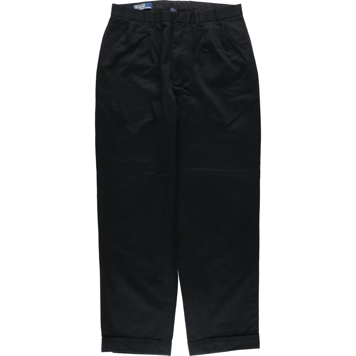 古着 ラルフローレン Ralph Lauren POLO by Ralph Lauren ツータック コットン スラックスパンツ  メンズw34相当/eaa520364 - メルカリ