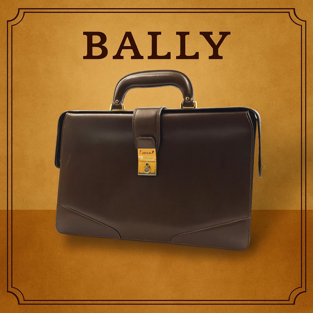 BALLY バリー ビジネスバッグ レザー ブラウン 2250004696508 K072