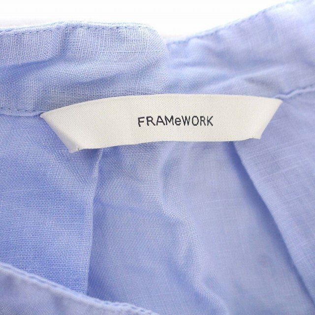 フレームワーク Framework 20SS リネン シャツワンピース ロング
