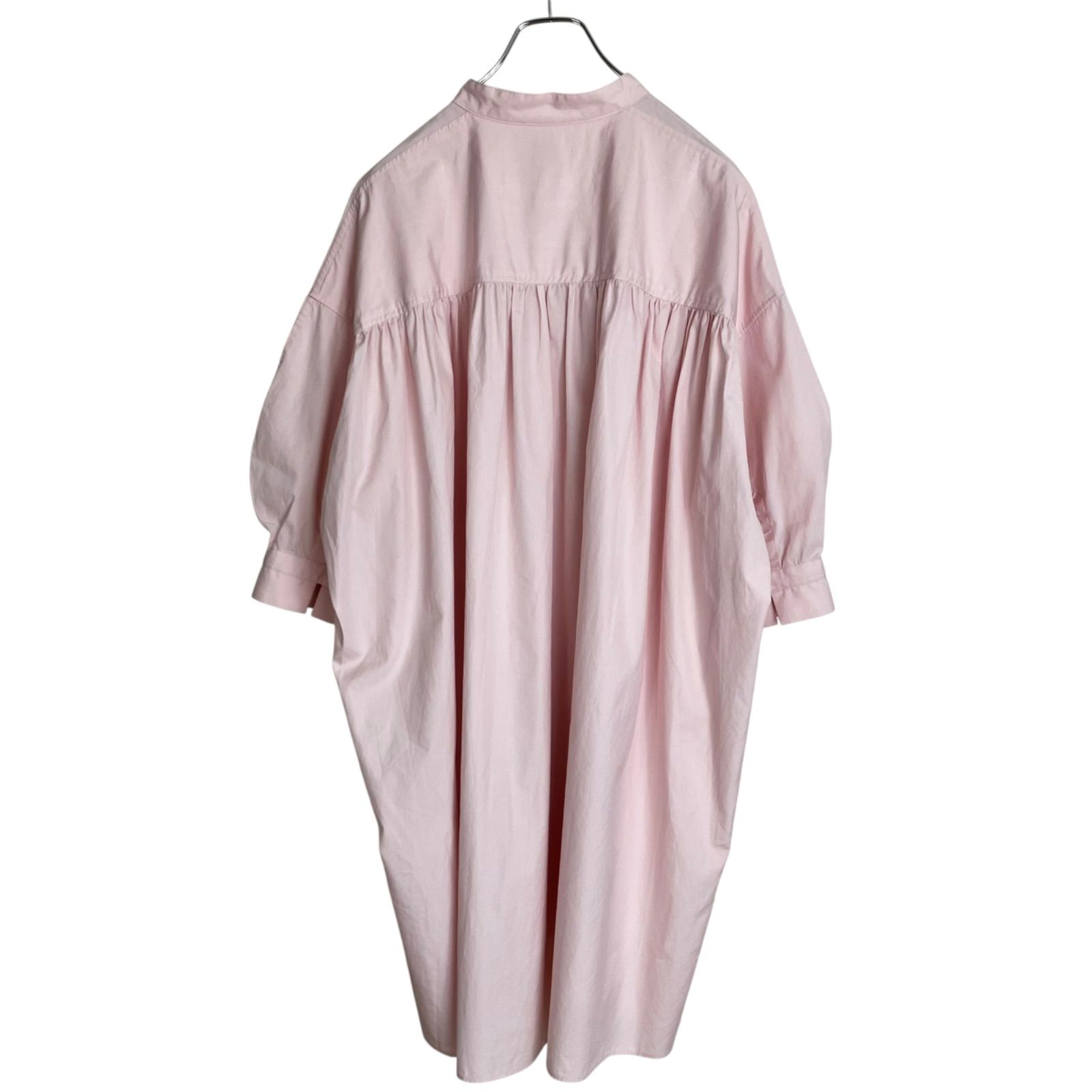 Whim Gazette 2025SS 刺繍チュニックシャツ F ピンク ウィム