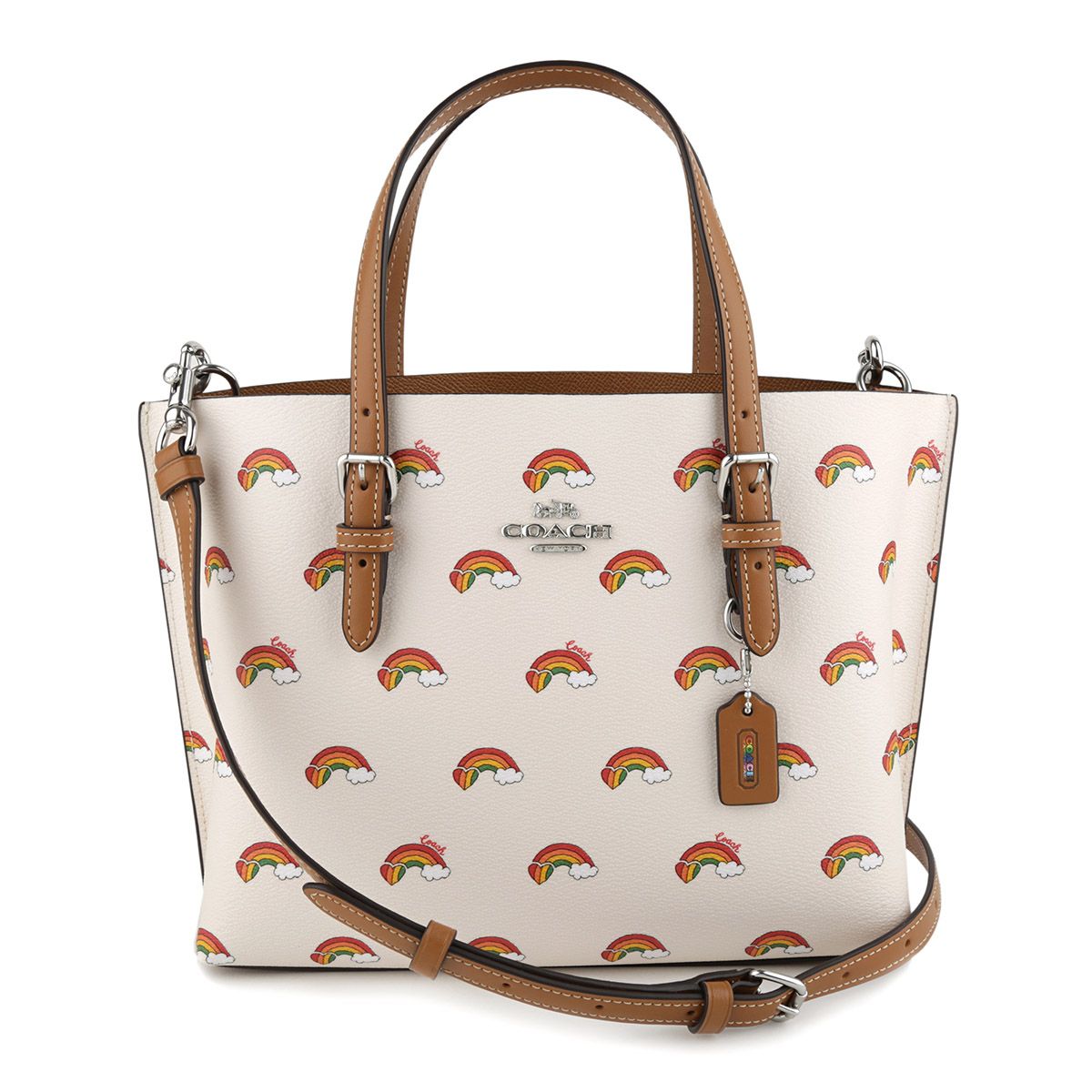 新品 コーチ COACH トートバッグ MOLLIE TOTE 25 チョークマルチ 