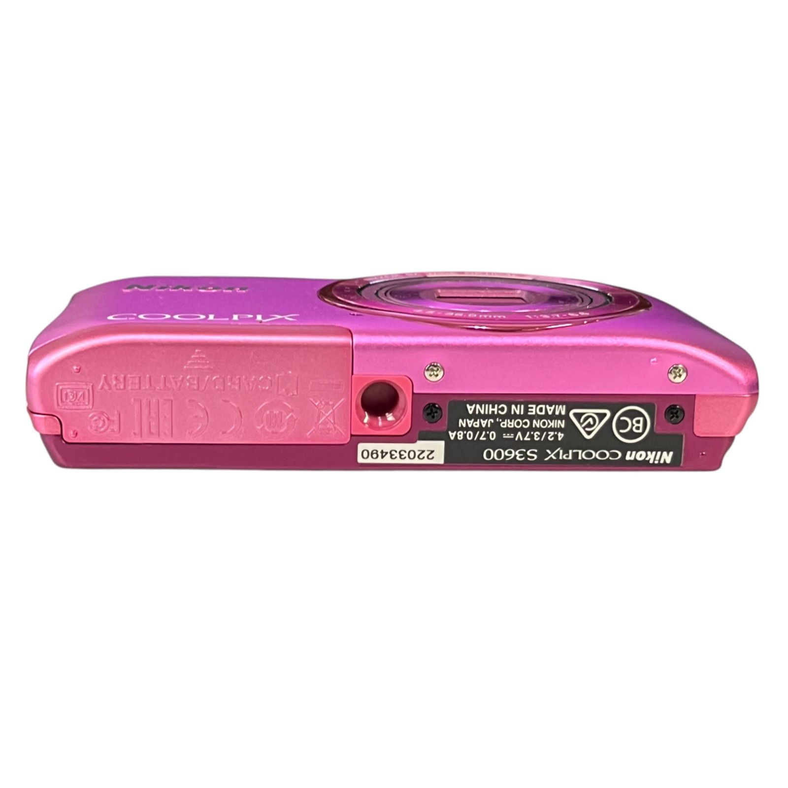 管30745】NIKON ニコン COOLPIX S3600 コンパクトデジタルカメラ 4.5 