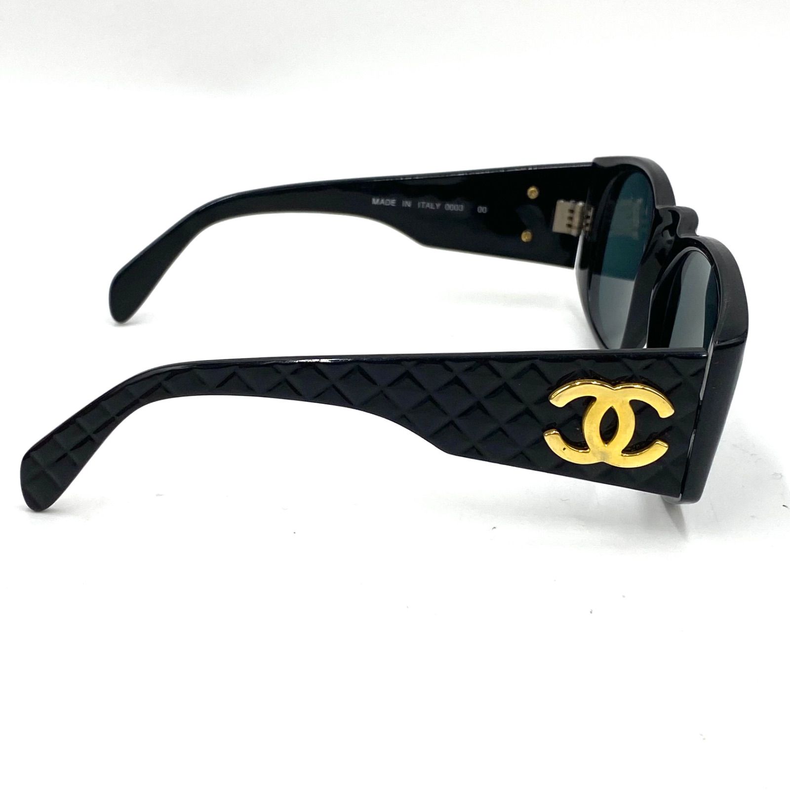 【CHANE】シャネル　サングラス　マトラッセ　キルティング　ヴィンテージ 人気 CHANEL シャネル サングラス アイウェア ココマーク