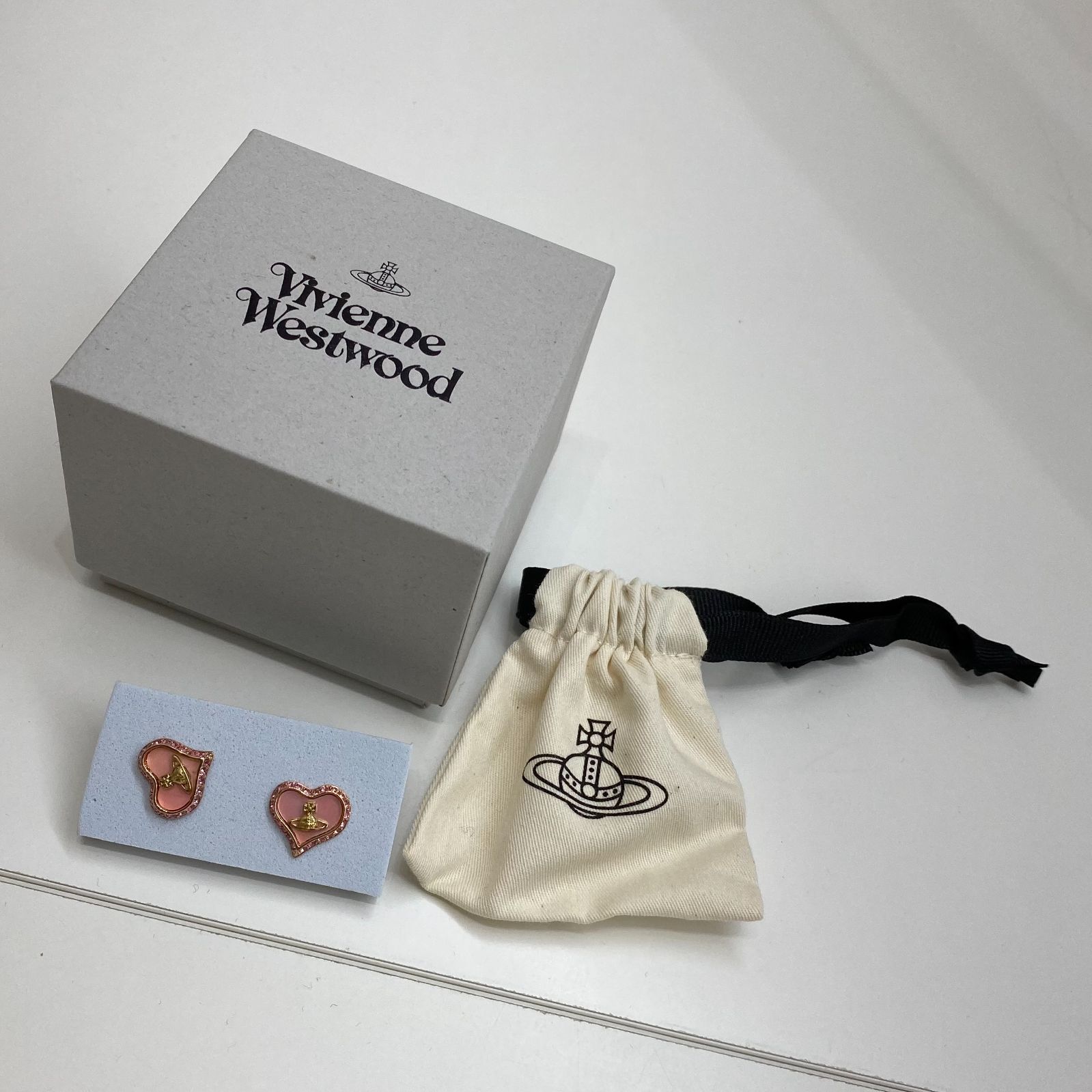 Vivienne Westwood PETRA EARRINGS 62010074-G208-IM ピンク