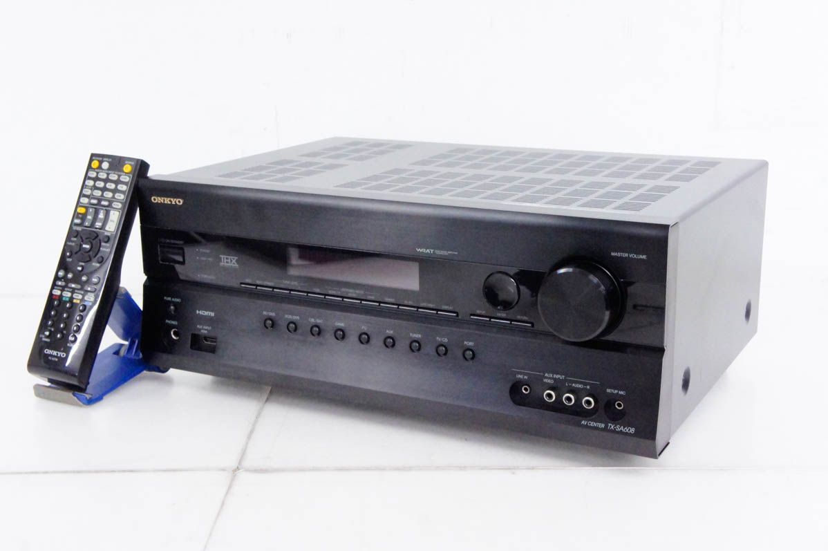 TX-SA608(B)｜ONKYO AVセンター 7.1ch対応 最大出力190W×7 ブラック ｜中古品｜修理販売｜サンクス電機