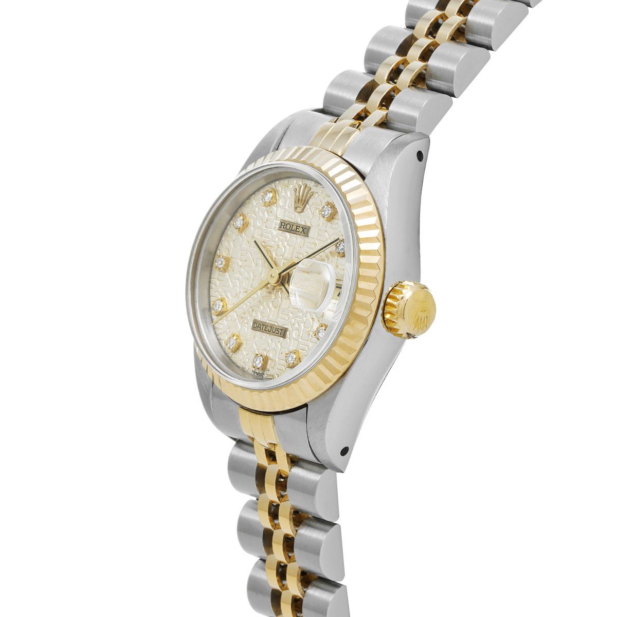 ROLEX ロレックス デイトジャスト 10Pダイヤ 69173G レディース YG/SS