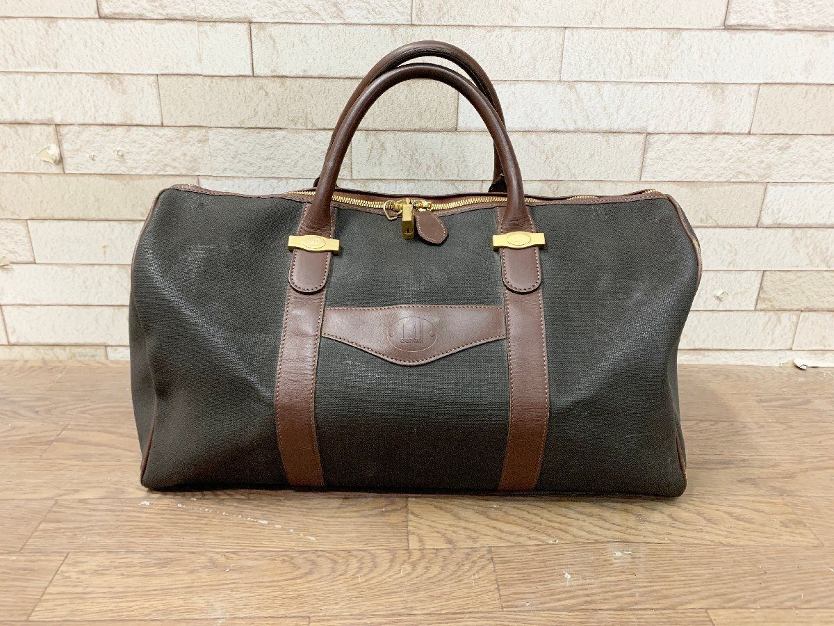 ◇中古品 dunhill ダンヒル ボストンバッグ 鞄 旅行バッグ