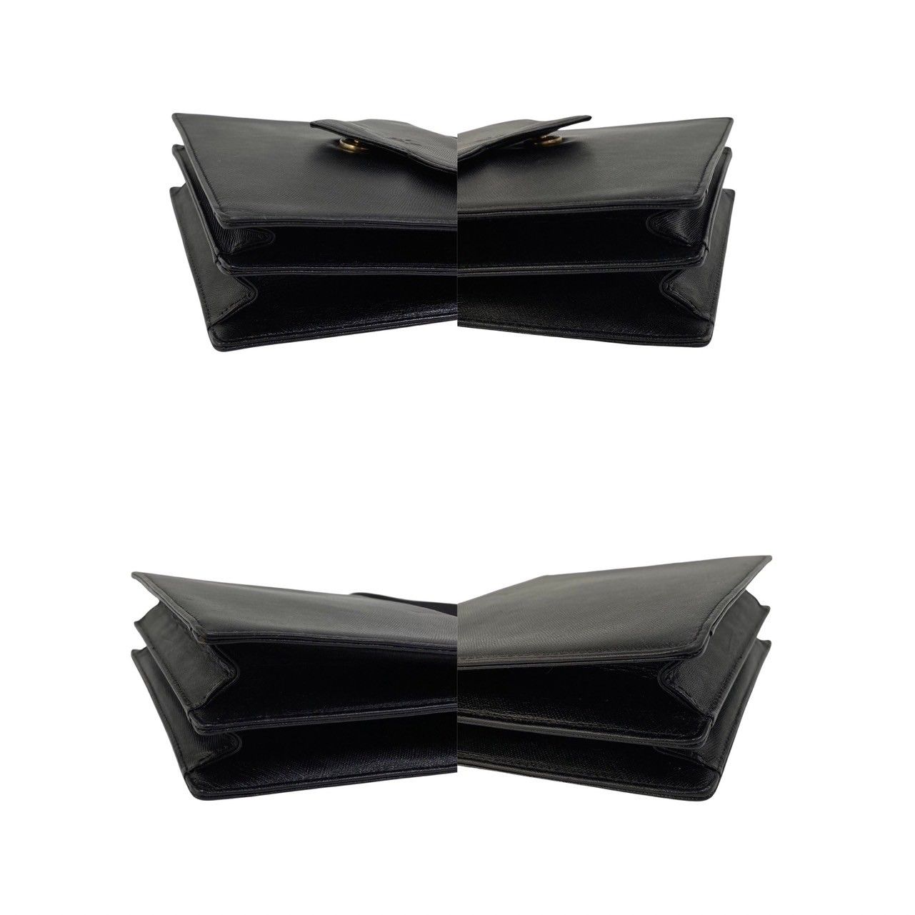 サンローラン　ポシェット　サコッシュ　ショルダー 極 美品 YVES SAINT LAURENT イヴ サンローラン YSL ロゴ レザー