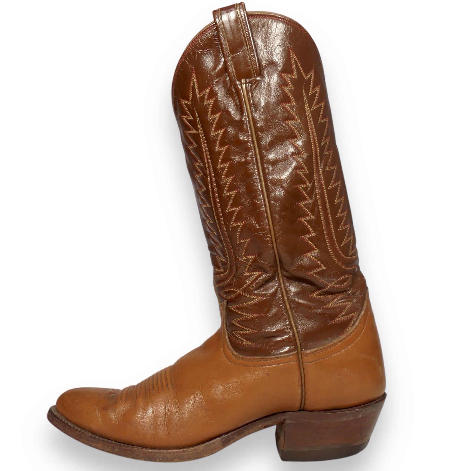 アメリカ製 ウエスタンブーツ Tony Lama 25.5 トニーラマ 黒タグ