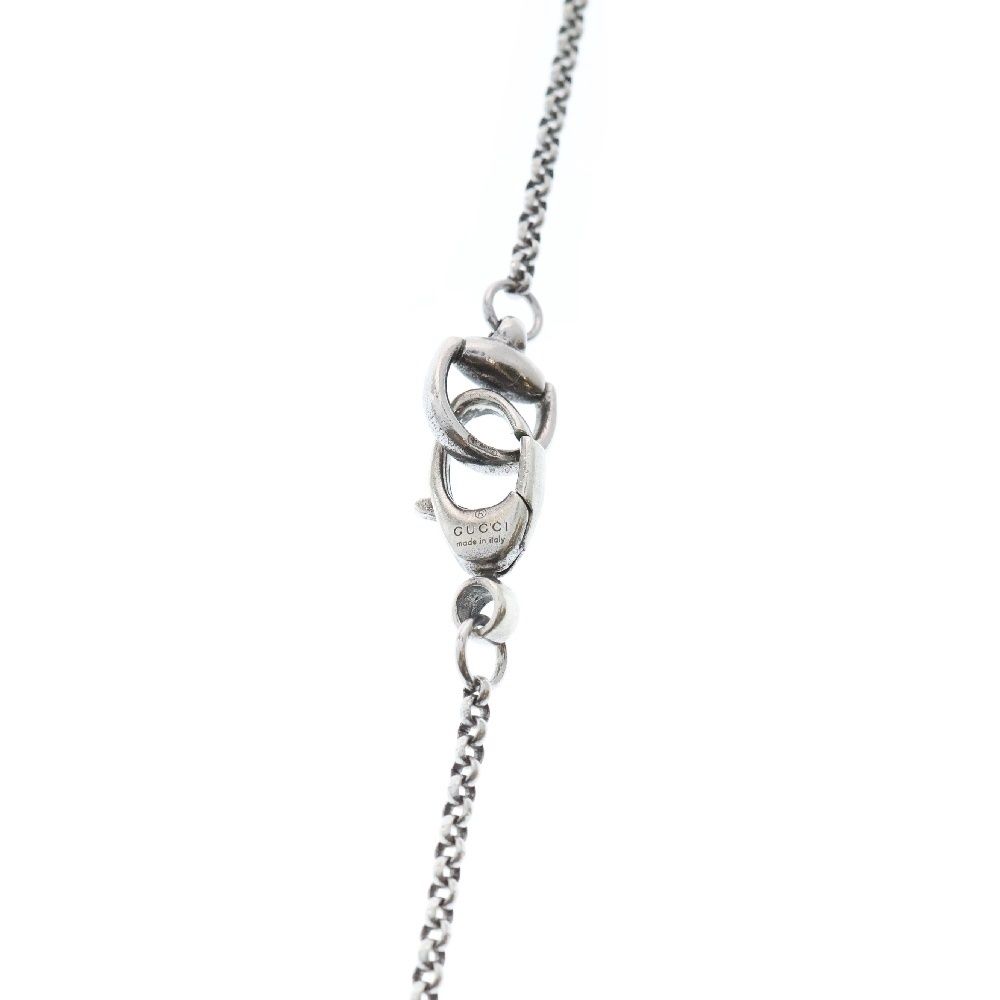 GUCCI (グッチ) バンブー ネックレス ハートモチーフ Ag925 シルバー