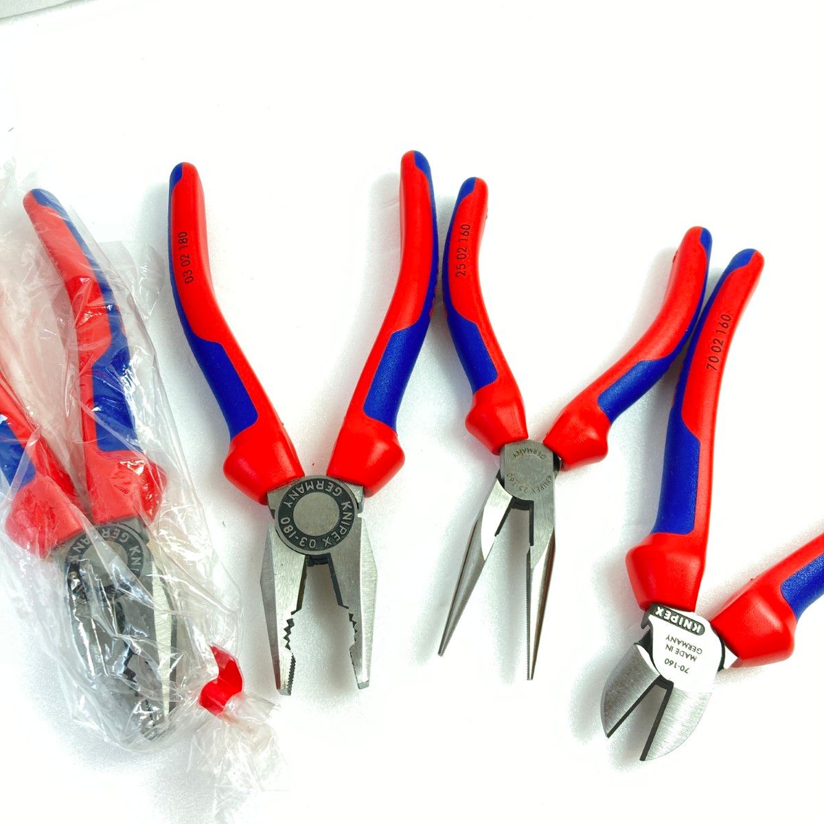 ＊＊KNIPEX クニペックス ペンチ プライヤー ニッパー 合計4本セット