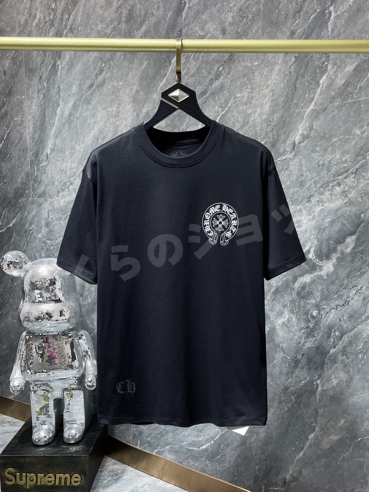 光る！Chrome Hearts | クロムハーツ 半袖 Ｔシャツ カットソー ホワイト ブラック