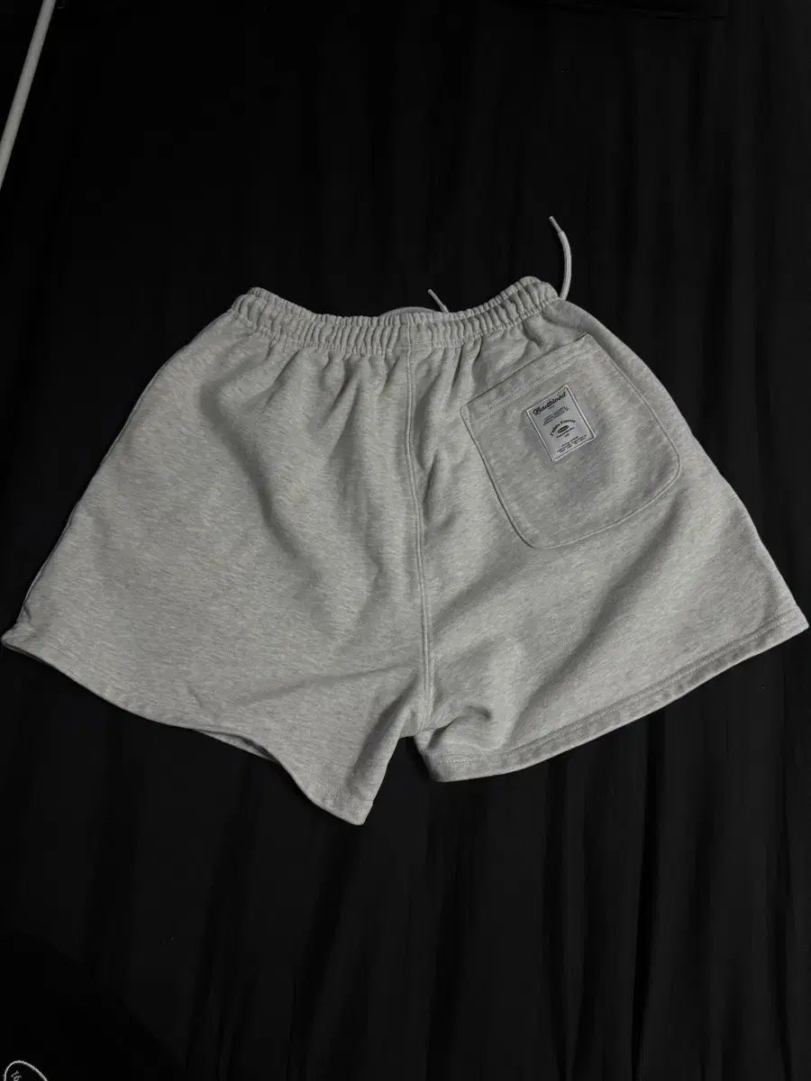 BADBLOOD(バッドブラッド) 半ズボン パンツ (グレー 黒 アッシュグレー  
