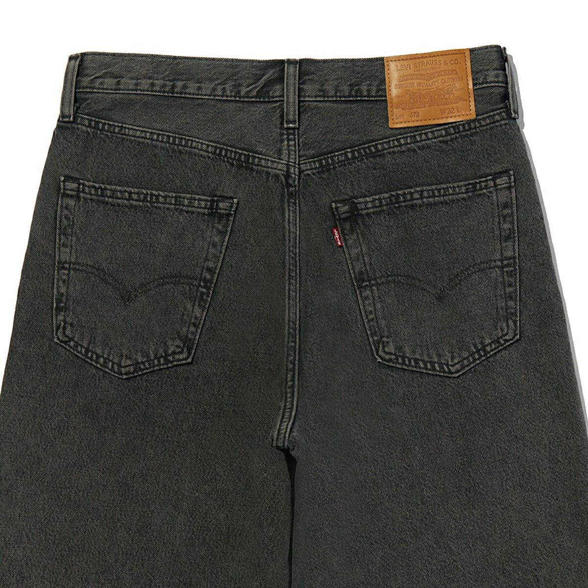 リーバイス　550　ブラック　黒　バギーショーツ　ハーフパンツ　古着　38 古着 00s USA製 リーバイス550 Levi's ブラックデニム パンツ