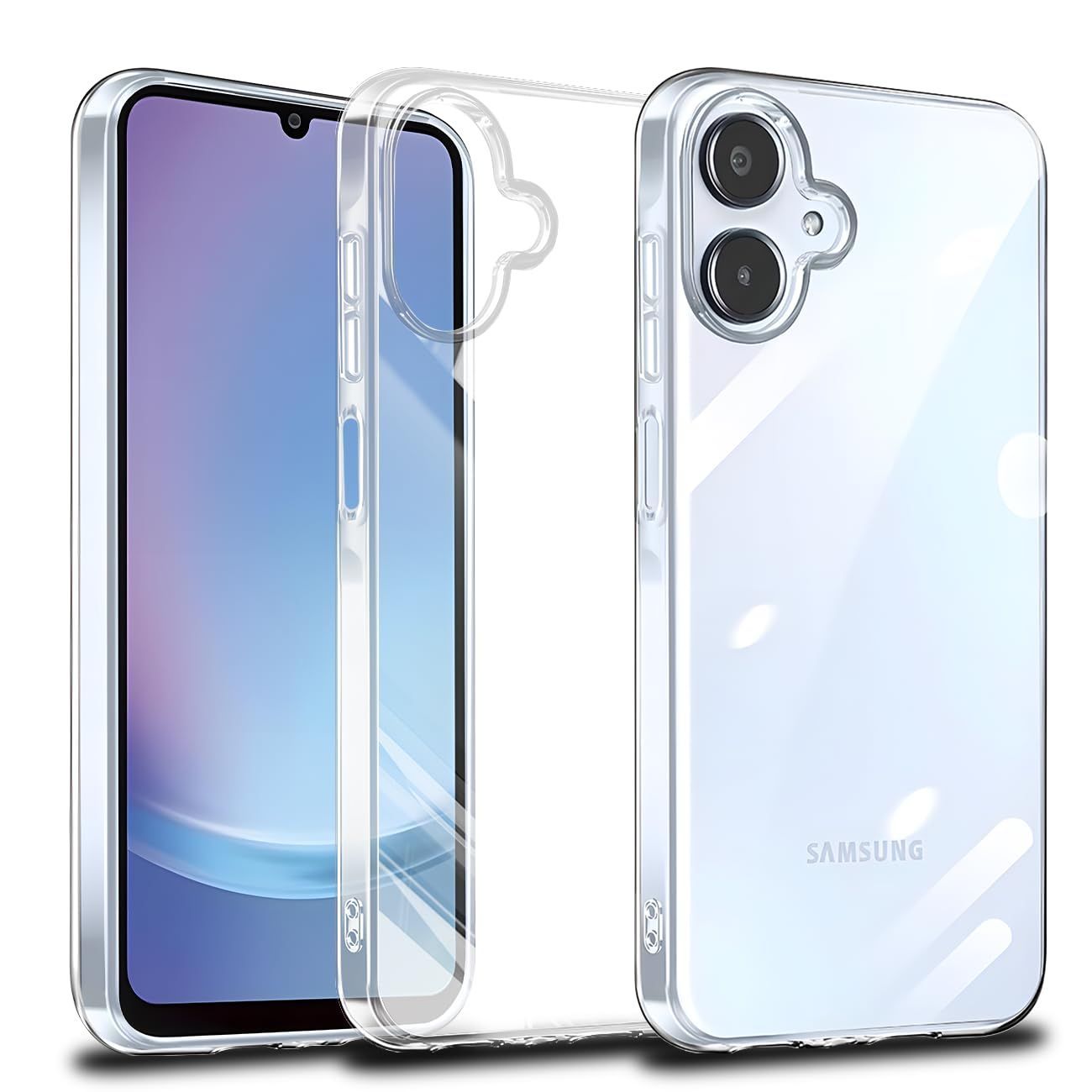Galaxy A25 5G クリア ケース TPU 耐衝撃 透明 - メルカリ