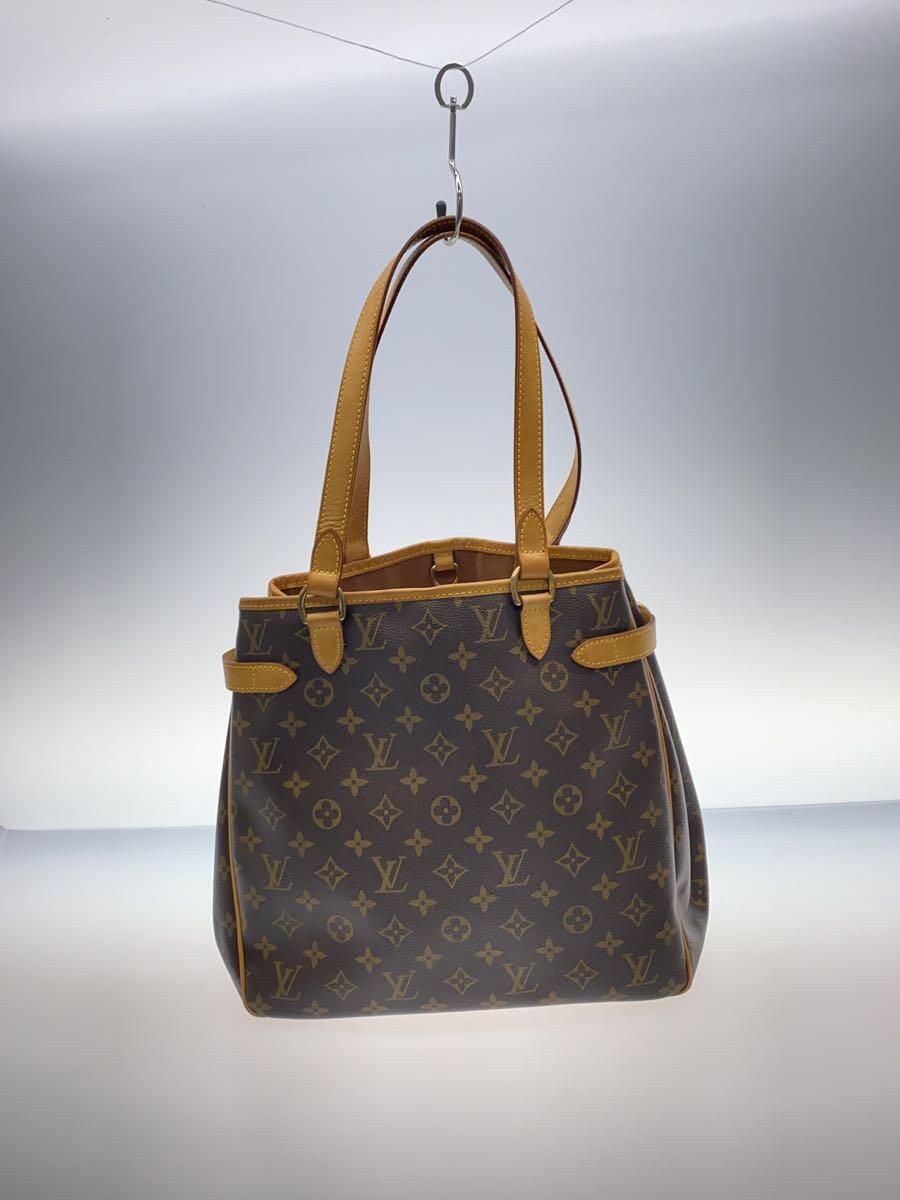 LOUIS VUITTON バティニョール・ヴェルティカル_モノグラム・キャンバス_BRW PVC ブラウン 総柄 - メルカリ