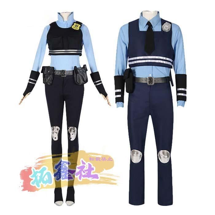 ディズニー ズートピア ジュディホップス 警察官 コスプレ衣装 コスチューム