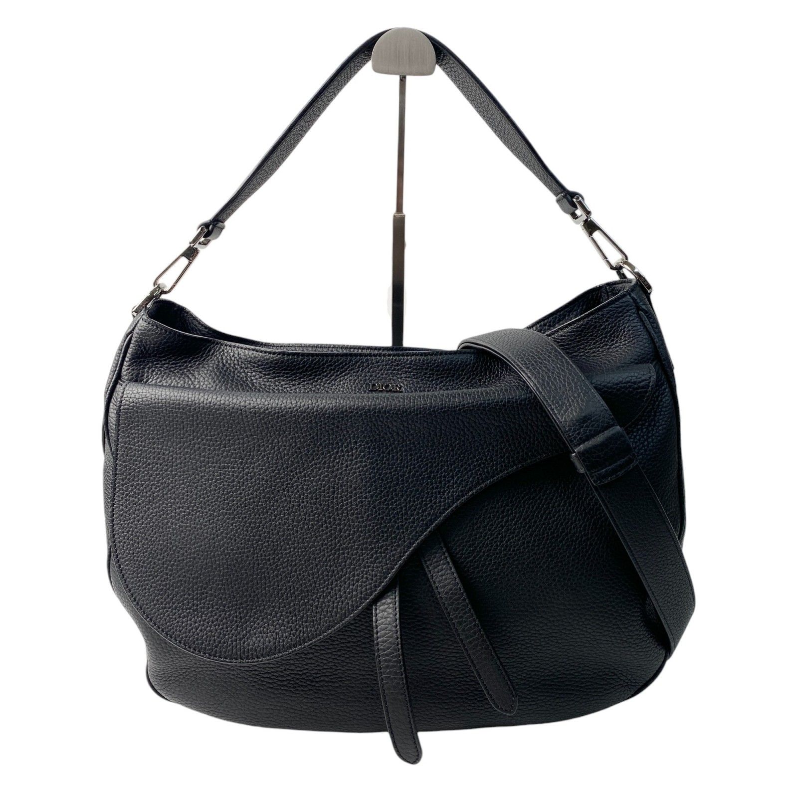 美品 ディオール Dior サドル ソフトバッグ ショルダーバッグ