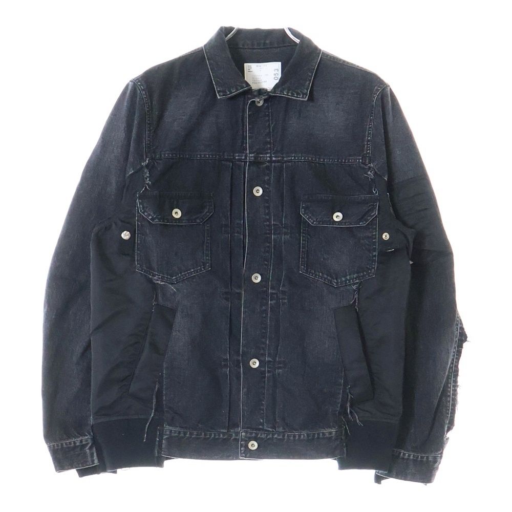 Sacai (サカイ) Denim x Nylon Twill Jacket ナイロン切替