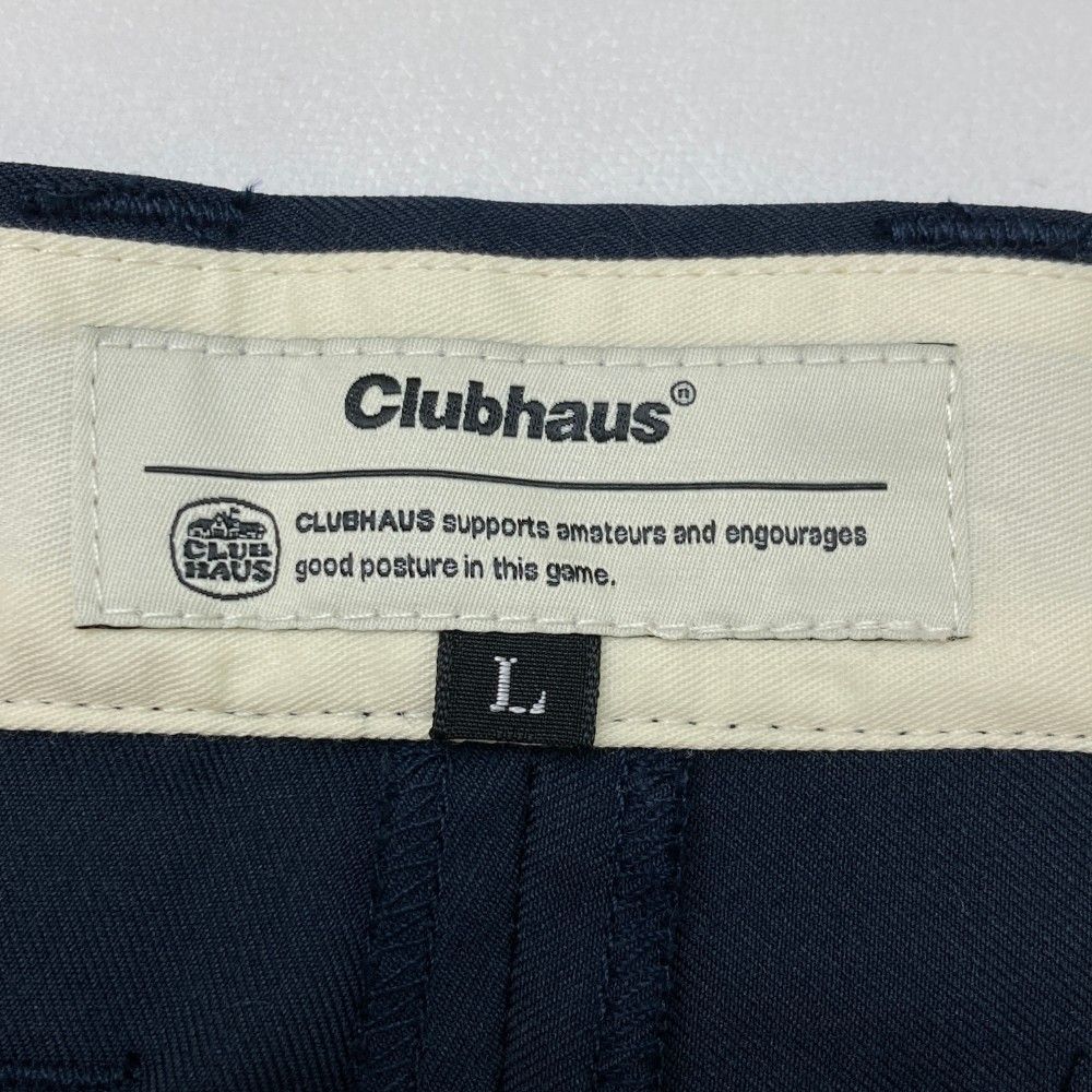 Clubhaus ゴルフパンツ Lサイズ ネイビー