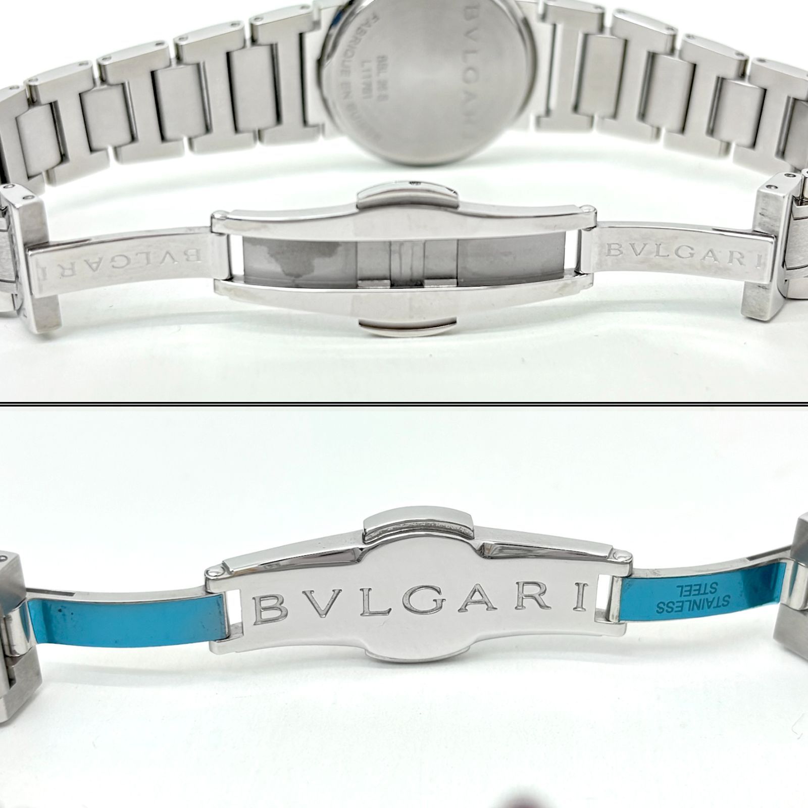 BVLGARI ブルガリ ブルガリブルガリ BBL26S 黒文字盤 クォーツ 