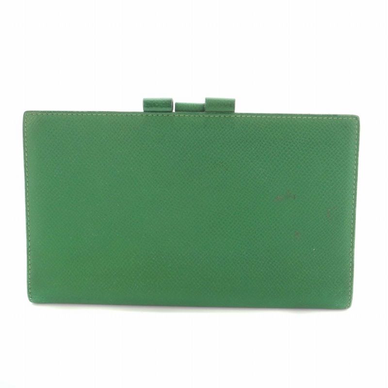 エルメス HERMES 手帳カバー アジェンダ ヴィジョン レザー 緑 