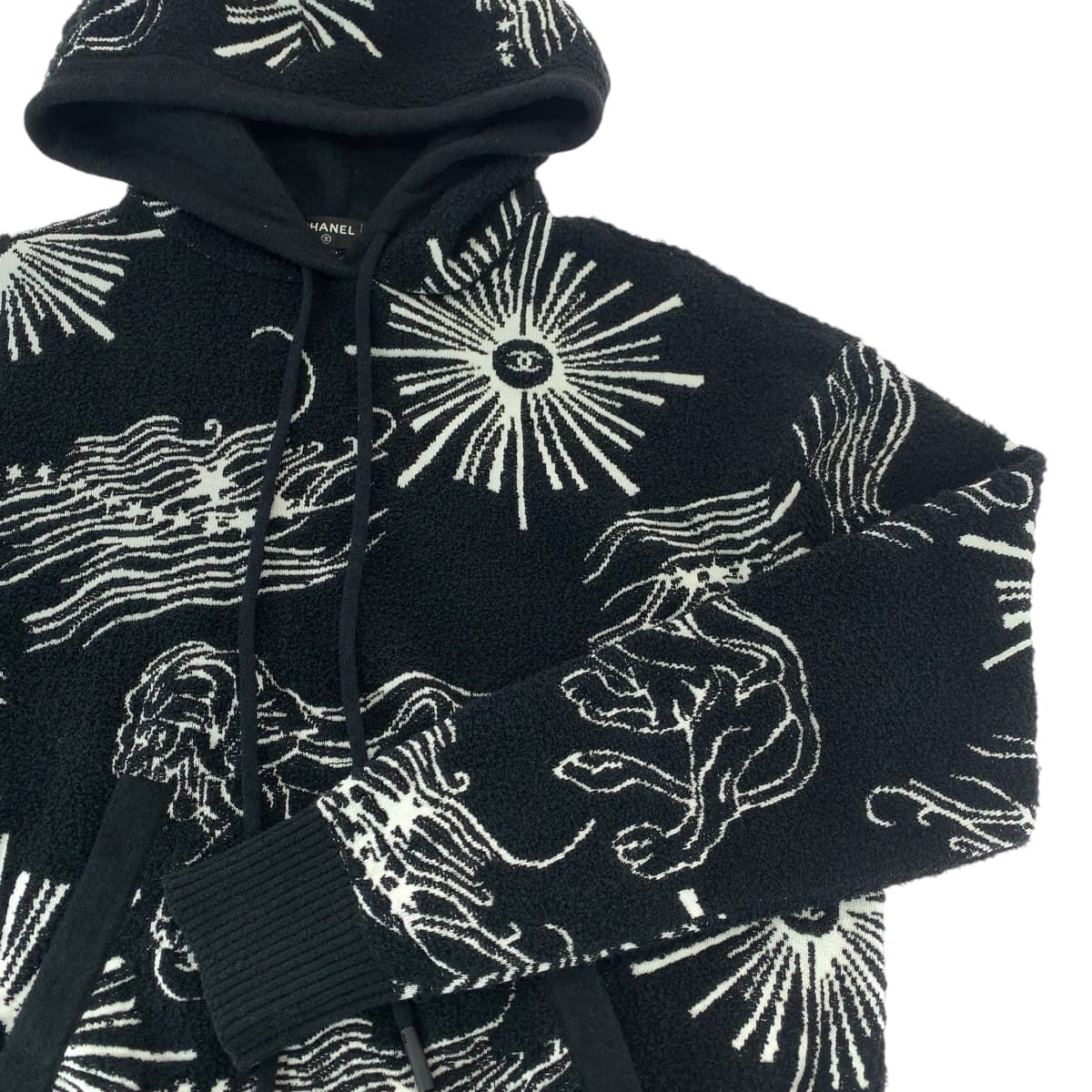 超美品 CHANEL シャネル ライオン ココマーク サイズ34 ブラック