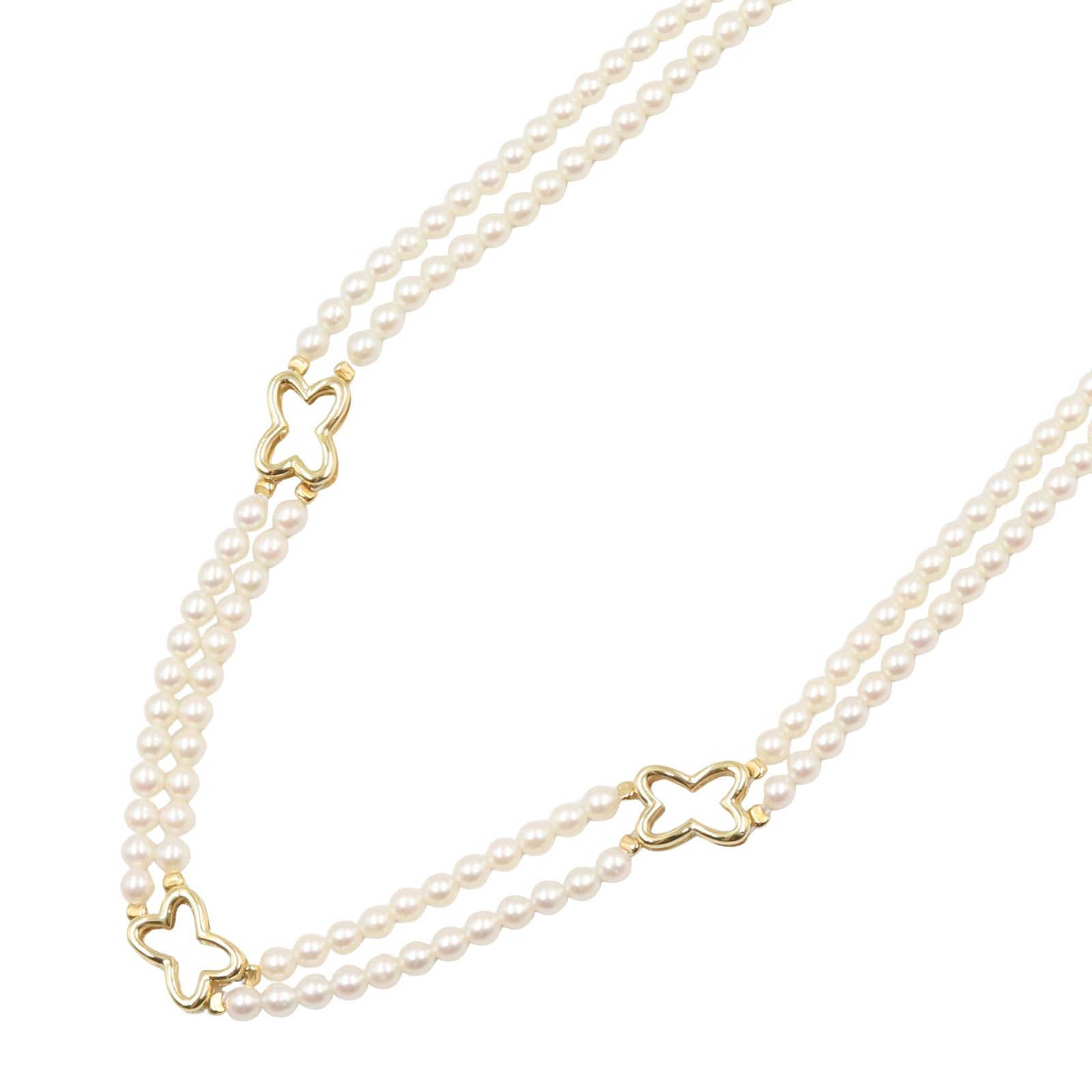 ミキモト MIKIMOTO ネックレス ペルリータ ベビーパールネックレス 首