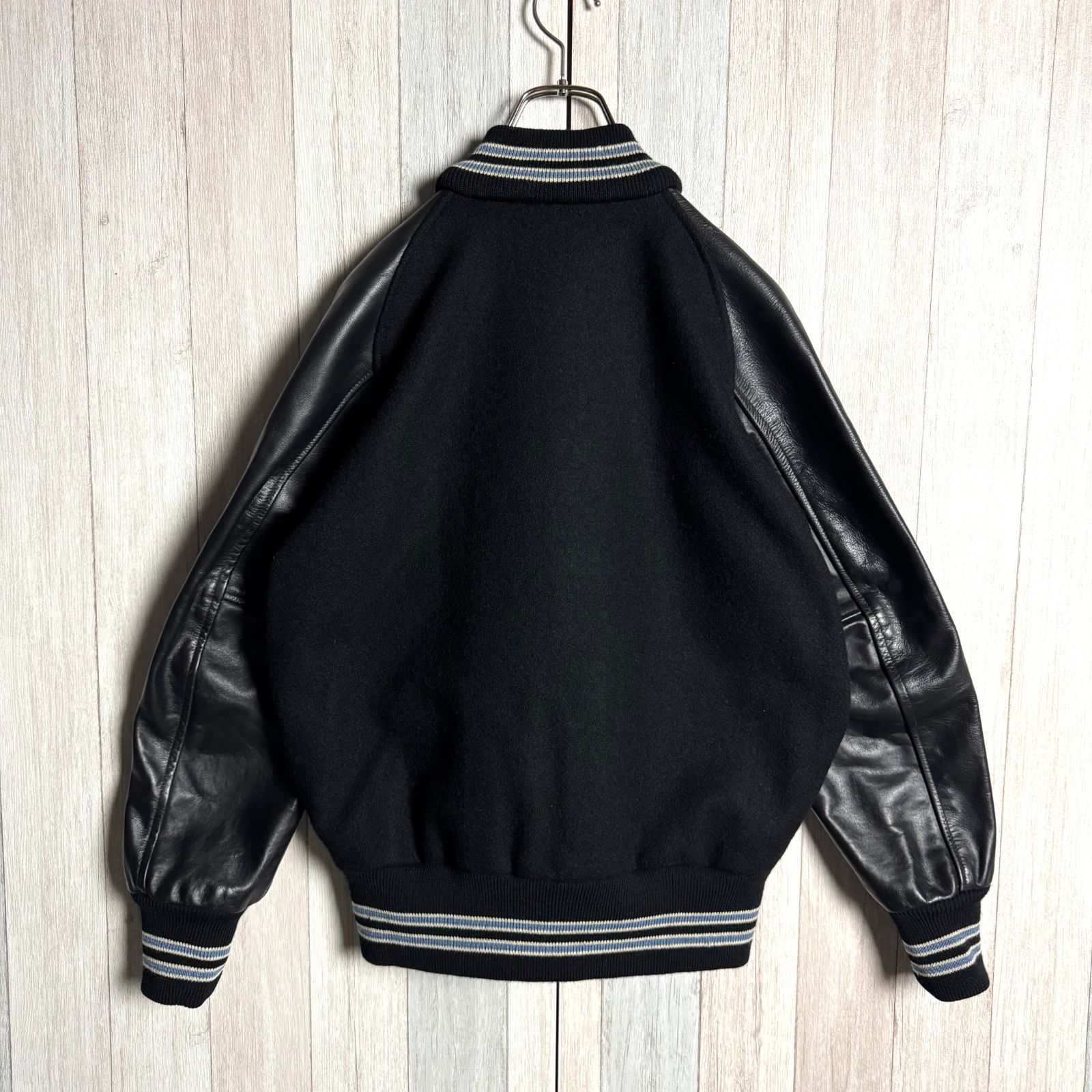 USA製 SKOOKUM スクーカム アワードジャケット 袖レザー スタジャン