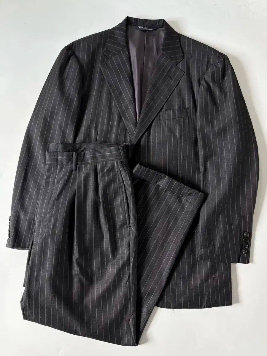 ポロ ラルフローレン ストライプ パータン ブレーザー セットアップ