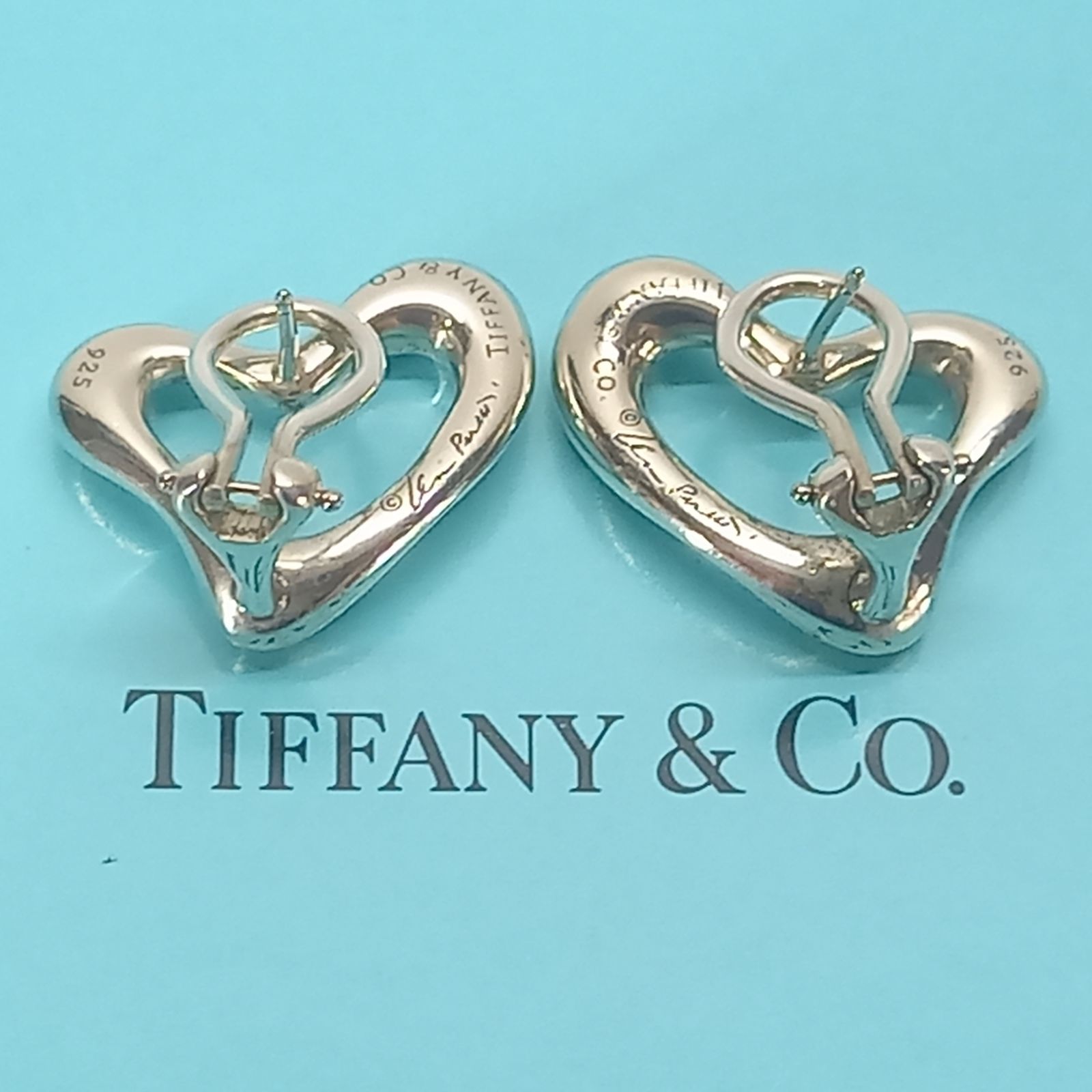 オープンハート スタッド ピアス 925シルバー TIFFANY &Co