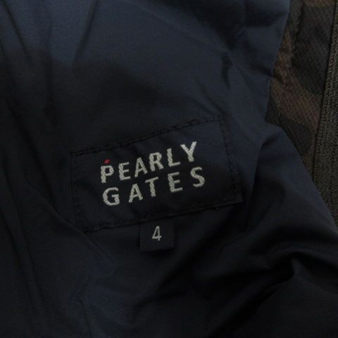 PEARLY GATES - パーリーゲイツ 美品 カモフラ柄 迷彩柄 中綿 パンツ スペースワッペン 4 茶 PEARLY GATES パーリーゲイツ 中綿パンツ スペースワッペン 迷彩