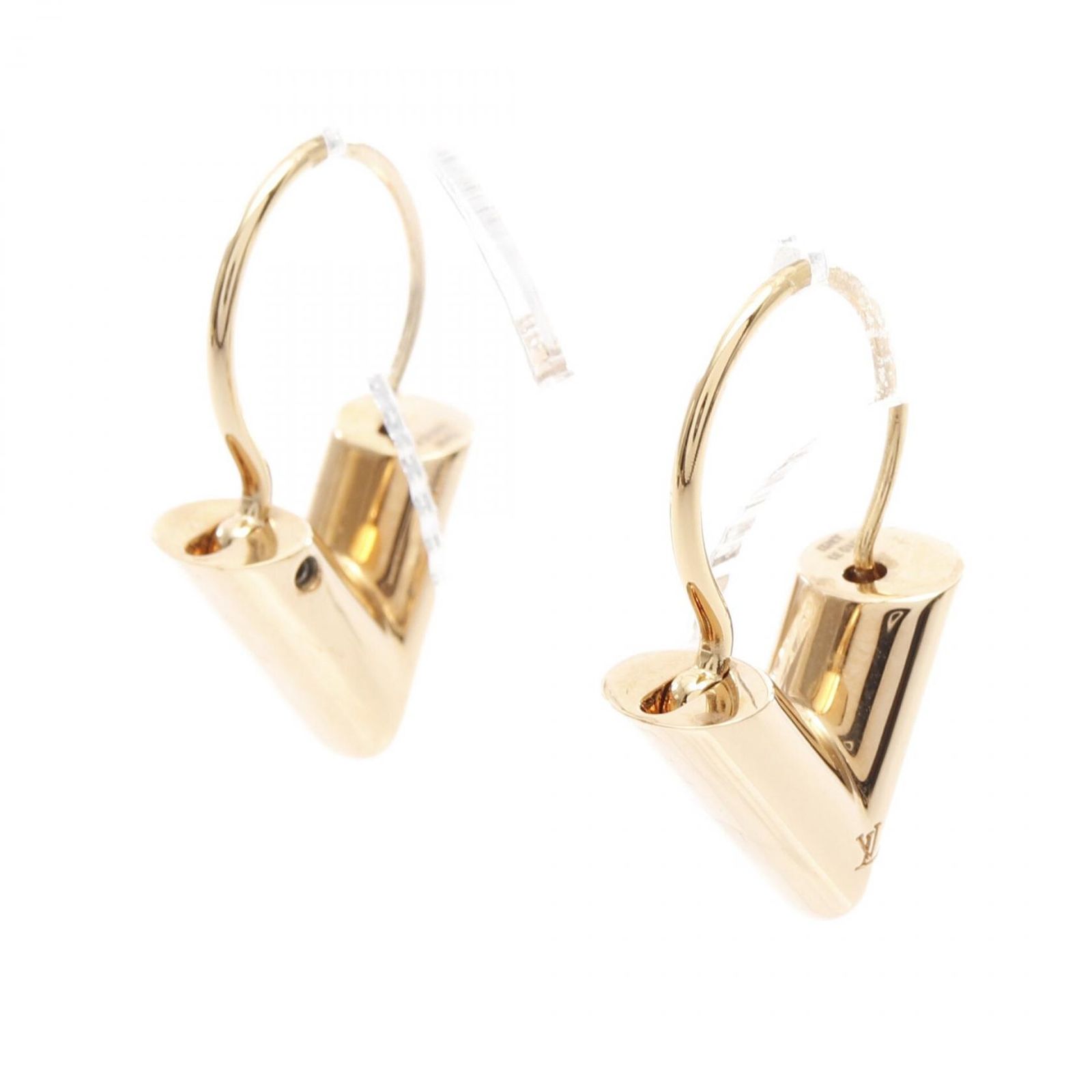 ルイ ヴィトン LOUIS VUITTON ピアス フープイヤリング エセンシャル V GP ゴールドメッキ ピアス レディース Used A