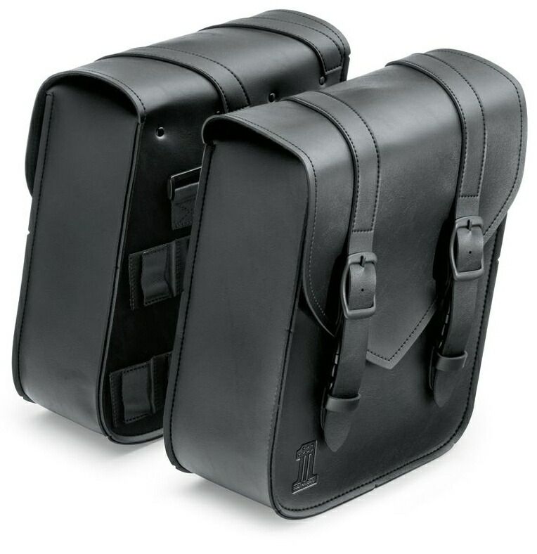 定評のある ブラック スタンダードライン スローオーバー サドルバッグ 1982〜22年XLモデル 2008〜17年ダイナ 1984〜99年ソフテイル