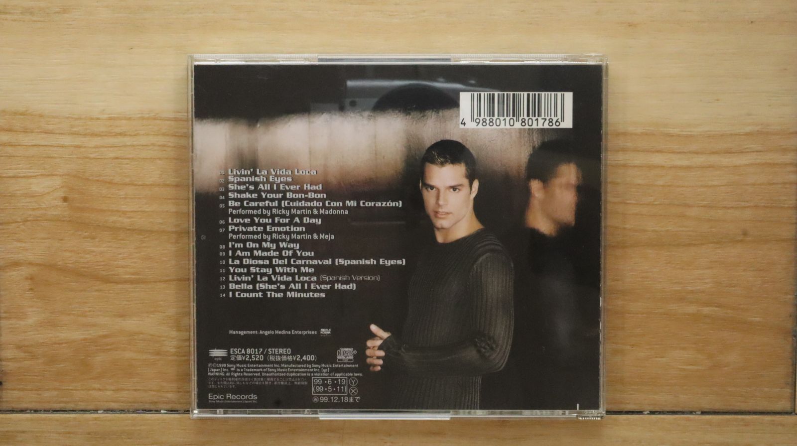 国内盤CD☆リッキー・マーティン/Ricky Martin□ リッキー・マーティン