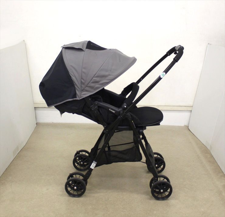 コンビ ベビーカー ロングフィット48 ミニマルグレー