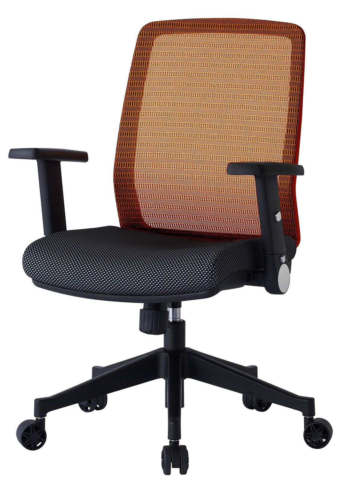 【新着商品】オレンジ JG4-305OR エルゴノミックチェア オフィス 書斎 ゲーミング 椅子 KOIZUMI(コイズミ) ロータリーアーム サイズ:w665×d655×h960~1050mm 座面高:440~530mm 肘高620~710mm