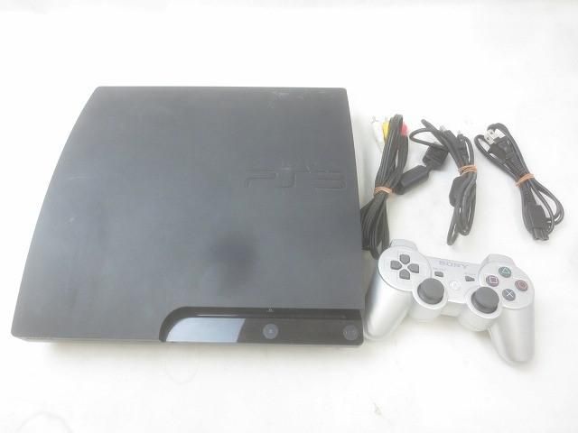 ゲーム プレイステーション3 PS3本体 CECH-3000B チャコールブラック 動作品 周辺機器付き