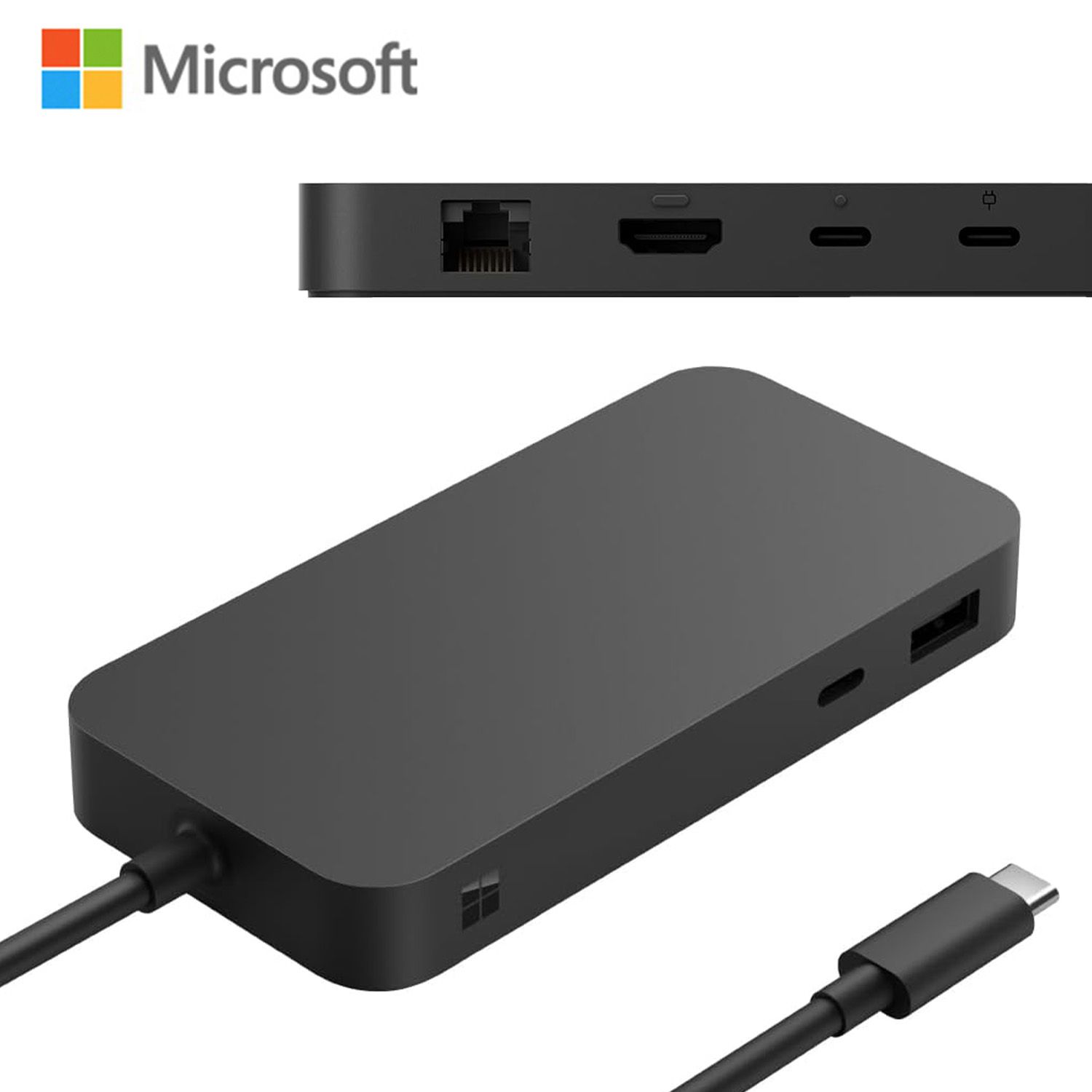 安い，本物保証 マイクロソフト Surface USB4 ドック USB-C USB-A HDMI Thunderbolt データ転送 40Gbps パススルー充電 最大65W 4K セキュリティロック対応 EP2-19845 (06) その他