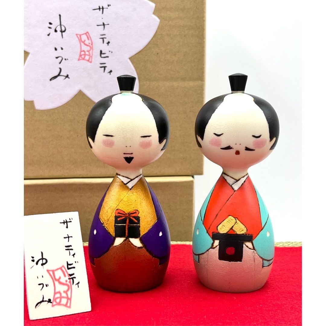 加藤龍雄 創作こけし 郷土玩具 置物 栞 箱付き | APPS-BICENTENARIO