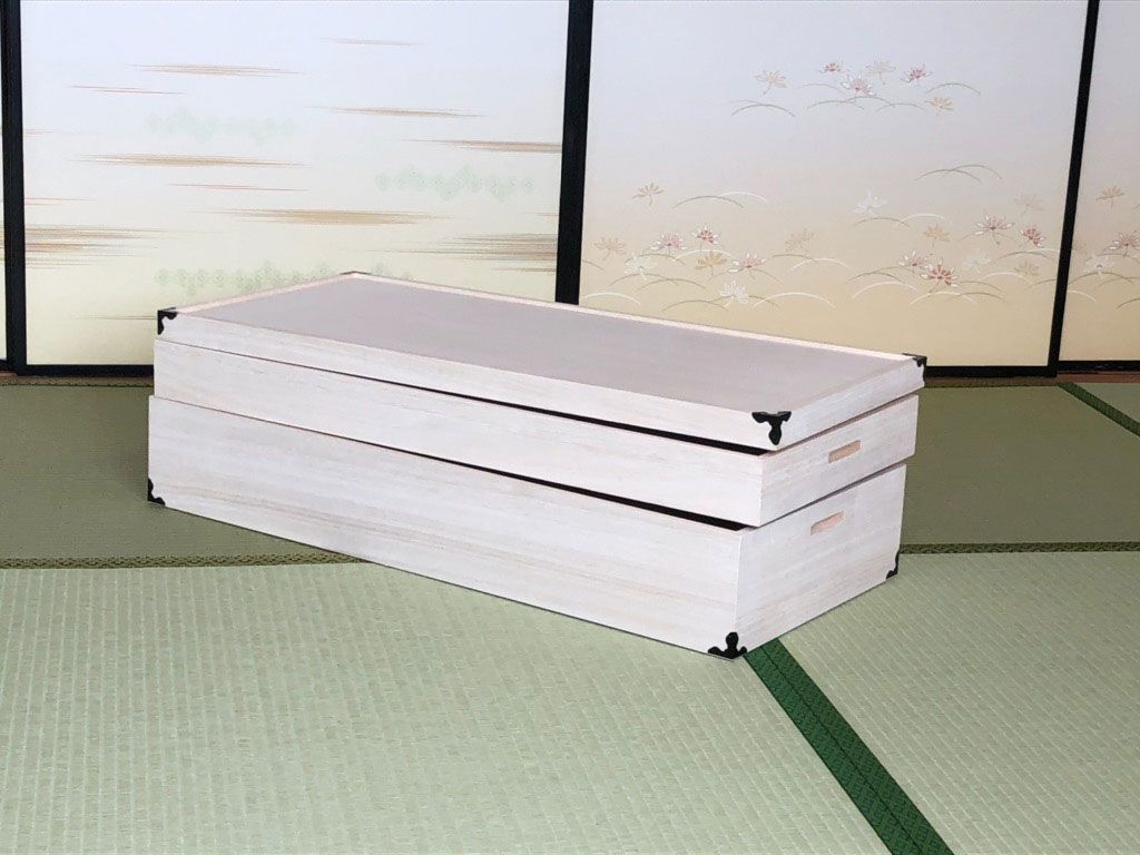 着物 収納ケース 桐衣装ケース 総桐 2段 衣裳ケース 桐衣装箱 桐箱 着物用 肥前桐民芸 国産品 セミロング 桐たんす 桐箪笥 桐タンス 和家具 桐衣装ケース
