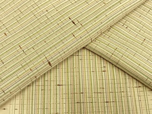 平和屋着物▽ぜんまい紬　単衣　縞　やまと誂製　正絹　逸品　AAAV2767fy 平和屋着物▽ぜんまい紬 単衣 縞 やまと誂製 正絹 逸品 AAAV2767fy