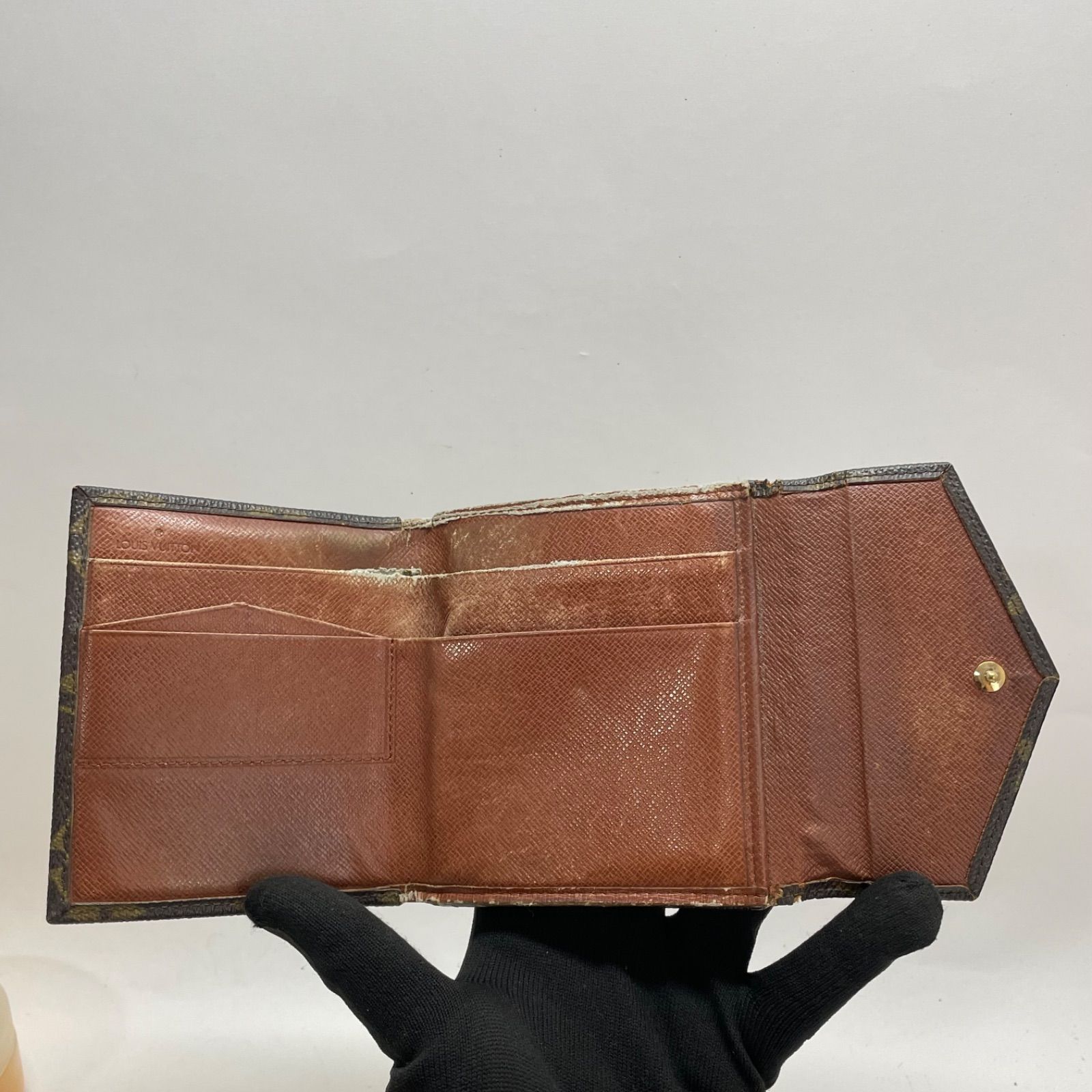 1985 LOUIS VUITTON ルイヴィトン モノグラム 三つ折り財布